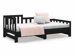 Cama Nido|Cama nido - 80x200 cm extraíble madera maciza de pino ES77790