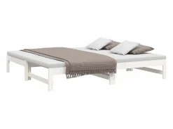 Cama Nido|Cama nido - 90x190 cm extraíble madera maciza de pino ES44673