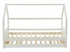 Vente-unique Cama nido cabaña 2 x 90 x 190 cm de madera de pino - HURRA Blanco Clearance