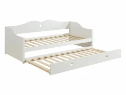 Cama nido con dos camas de 90 x 190 cm de pino y MDF - DASTIVA^Vente-unique Clearance