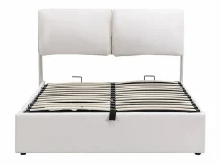 DripeX Cama Terciopelo|Cama Con Canapé|Cama nido en terciopelo , 140 x 200 cm, con 3 cajones y cabecero ajustable, carga máx. 300kg