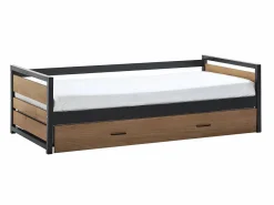 Cama nido industrial 90 x 190 cm MDF, pino y metal BOSTON^Vente-unique