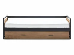 Cama nido industrial 90 x 190 cm MDF, pino y metal BOSTON^Vente-unique