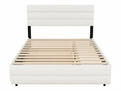 Cama Diván|Cama nido para adultos y niños 140 x 200 cm y 90 x 190 cm - Cama con plataforma extensible con 2 cajones con somier y cabecero -