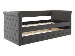 Cama nido tapizada LOUISE - 2x90x190cm - tela^Vente-unique New