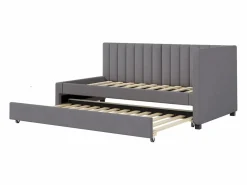 Cama nido tapizada 90x200cm - sofá cama nido, somier de láminas, camas juveniles, camas infantiles, camas supletorias, terciopelo -^ New