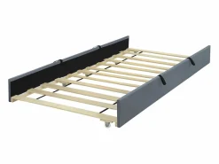 Cama nido 2x90x190 cm con cabecero - Terciopelo - para niños - Somier incluido -^Merax Outlet