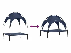 Clicnbuy Cama para perro Azul marino s Acero Azul oscuro Sale