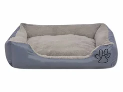 Clicnbuy Cama para perro con cojín acolchado talla XXL Gris Clearance