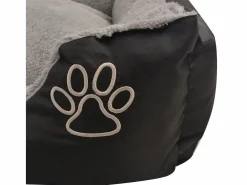 Clicnbuy Cama De Animales De Compañía|Cama para perro con cojín acolchado Talla M negra