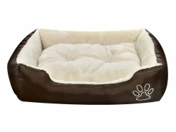 Clicnbuy Cama para perro con cojín acolchado talla XL Marru00f3n Clearance