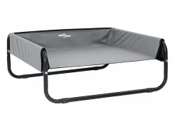 Clicnbuy Cama para perro l Tela Oxford y Acero Gris claro Best