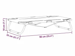 Clicnbuy Cama De Animales De Compañía|Cama para perro 90 x 55 x 18 cm Tela Oxford y Acero
