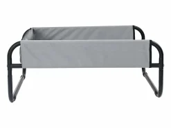 Clicnbuy Cama para perro m Tela Oxford y Acero Gris claro Clearance
