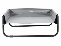 Clicnbuy Cama para perro m Tela Oxford y Acero Gris claro Clearance