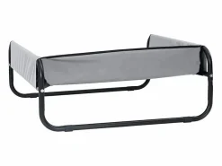 Clicnbuy Cama para perro m Tela Oxford y Acero Gris claro Clearance