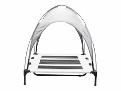 Clicnbuy Cama para perro Gris plata xl Acero Plateado Sale