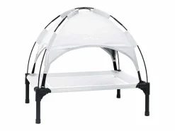 Clicnbuy Cama De Animales De Compañía|Cama para perro Gris plata s Acero