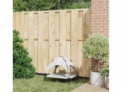 Clicnbuy Cama De Animales De Compañía|Cama para perro Gris plata s Acero