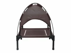 Clicnbuy Cama De Animales De Compañía|Cama para perro Marrón s Acero