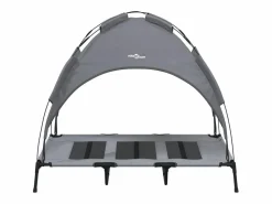 Clicnbuy Cama De Animales De Compañía|Cama para perros con dosel antracita tela oxford y acero