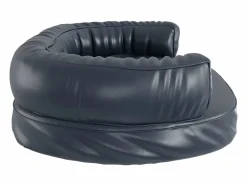 Clicnbuy Cama De Animales De Compañía|Cama para perros de espuma cuero sintético oscuro 88x65 cm