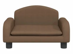 Clicnbuy Cama De Animales De Compañía|Cama para perros de tela marrón 50x40x30 cm