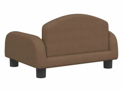 Clicnbuy Cama De Animales De Compañía|Cama para perros de tela marrón 50x40x30 cm