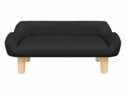 Clicnbuy Cama para perros de tela negra 70x40x24 cm Negro Online