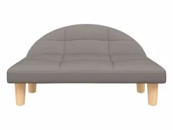 Cama para perros de tela gris taupe 70x52x30 cm^Clicnbuy Outlet