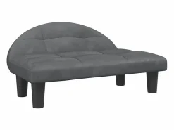 Cama para perros de terciopelo oscuro 70x52x30 cm^Clicnbuy Hot