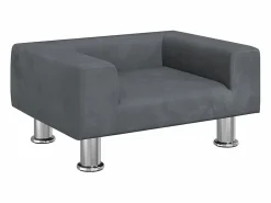 Cama para perros de terciopelo oscuro 50x40x26,5 cm^Clicnbuy Best