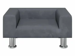 Cama para perros de terciopelo oscuro 50x40x26,5 cm^Clicnbuy Best