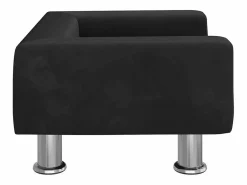 Clicnbuy Cama De Animales De Compañía|Cama para perros de terciopelo negra 50x40x26,5 cm