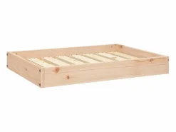 Cama para perros madera maciza de pino 71,5x49x9 cm^Clicnbuy Clearance
