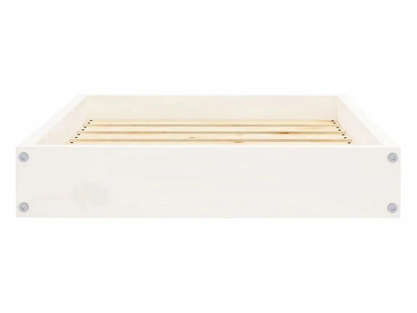 Cama para perros madera maciza de pino 61,5x49x9 cm^Clicnbuy