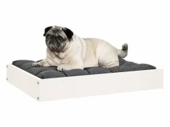 Cama para perros madera maciza de pino 61,5x49x9 cm^Clicnbuy