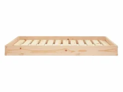 Clicnbuy Cama De Animales De Compañía|Cama para perros madera maciza de pino 101,5x74x9 cm