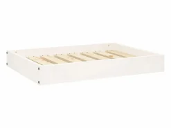 Cama para perros madera maciza de pino 71,5x54x9 cm^Clicnbuy Outlet