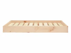 Clicnbuy Cama De Animales De Compañía|Cama para perros madera maciza de pino 91,5x64x9 cm