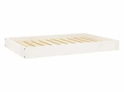 Clicnbuy Cama De Animales De Compañía|Cama para perros madera maciza de pino 91,5x64x9 cm