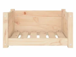 Cama para perros 55,5x45,5x28 cm de madera maciza de pino^Clicnbuy New
