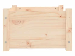 Cama para perros 55,5x45,5x28 cm de madera maciza de pino^Clicnbuy New