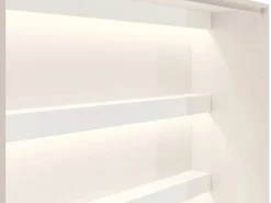 Cama plegable 140 x 200 cm apertura vertical manual leds + colchón - RAPILI^Vente-unique Sale