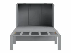 ModernLuxe Cama retráctil de madera 90x200 cm - con somier - Gris Online