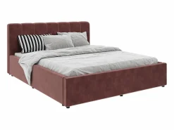 Cama tapizada Almo haaus, 200 x 160 cm, Morado^ Online
