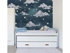Cama triple aglomerado con somieres 90x200cm Blanco Sale