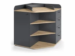 Vicco Mueble De Bebé|Cambiador antracita/artisan 85x85x90 aria