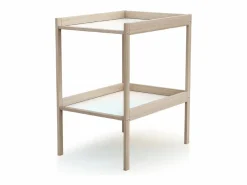 Webaby Mueble De Bebé|Cambiador de 1 estante MILO Haya cruda