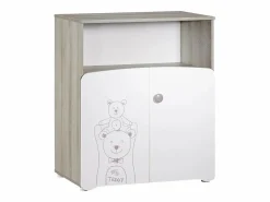 Cambiador de madera 2 puertas 97x76x66cm^ New